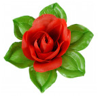 Штучні квіти букет троянди з пишною зеленню, 47см 8025 зображення 11