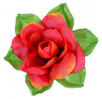 Искусственные цветы букет розы с пышной зеленью, 47см  8025 изображение 9