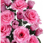 Искусственные цветы букет бутон и роза чайная, 65см  098 изображение 2
