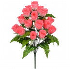 Штучні квіти букет бутонів троянд Велитень, 63см 001 зображення 1