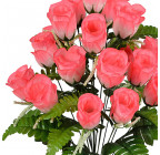 Искусственные цветы букет бутонов роз Великан, 63см  001 изображение 2