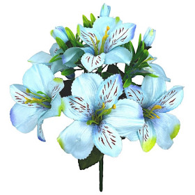 Искусственные цветы букет альстромерии искусственные, 27см  391 изображение 2446