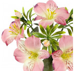 Искусственные цветы букет альстромерии искусственные, 27см  391 изображение 2
