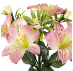 Искусственные цветы букет альстромерии искусственные, 27см  391 изображение 5
