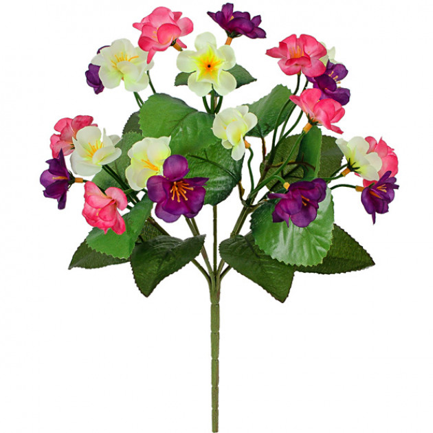 Искусственные цветы букет фиалки декор, 35см  5002 изображение 2251