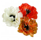 Искусственные цветы букет бархатцы трехцветные, 51см 5007 изображение 4