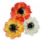 Искусственные цветы букет бархатцы трехцветные, 51см 5007 изображение 8