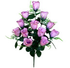 Искусственные цветы букет бутонов роз, 50см  0184 изображение 1