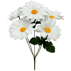Штучні квіти букет ромашок 5-ка, 35см 6087/Р зображення 4561