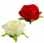Штучні квіти букет троянд атласних, 52см 136 зображення 8