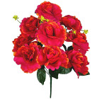 Искусственные цветы букет роза кучерявая 9-ка, 55см  8026 изображение 1