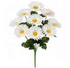 Штучні квіти букет ромашок білих, 40см 774-Б зображення 1