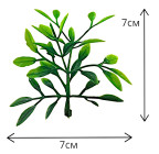 Добавка на ножку искусственная ветка Омелы, 7см  Дк-051 изображение 2