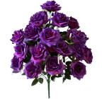 Искусственные цветы букет розы с кашкой 24-ка, 65см  977 изображение 1