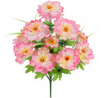 Искусственные цветы букет пионов с детками, 50см  955 изображение 1