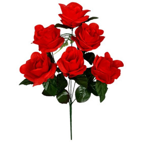 Искусственные цветы букет роз, 41см  2/Р изображение 3756