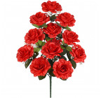 Искусственные цветы букет роз Торжественный, 50см  017 изображение 1