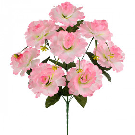 Искусственные цветы букет роза кучерявая 9-ка, 55см 8026/Р изображение 4141