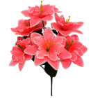 Искусственные цветы букет нарциссов ажурных, 38см  0Д-6001 изображение 2