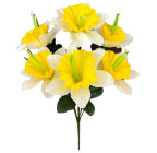 Искусственные цветы букет нарцыссы весенние, 37см  6085 изображение 1
