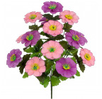 Искусственные цветы букет розово-сиреневых майоров, 49см  065/Р изображение 1