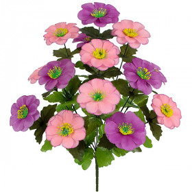 Искусственные цветы букет розово-сиреневых майоров, 49см  065/Р изображение 2348
