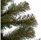 Ялинка новорічна зелена з коричневою серединою ПВХ 0.7 м ЕНЗПК70Р зображення 2