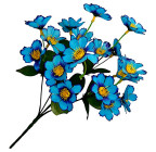 Искусственные цветы букет примулы высокие, 34см 7006 изображение 1