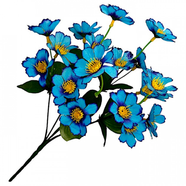 Искусственные цветы букет кустик гербер, 34см 7006 изображение 2259