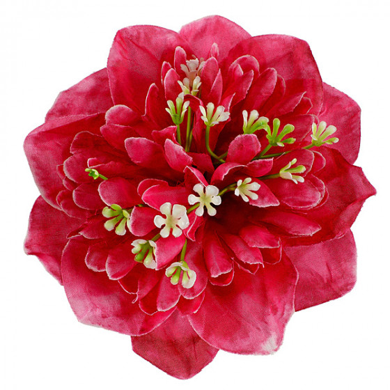 Искусственные цветы букет георгины с кашкой, 60см 7011 изображение 13