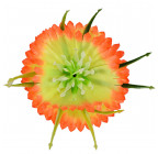 Штучні квіти букет маргаритки з атласу об'ємні, 32см 7015 зображення 12