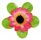 Искусственные цветы букет герберы с бархатной тычинкой, 29см  7017 изображение 8