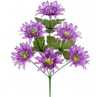Штучні квіти букет айстри шовкові, 36см 7021 зображення 1