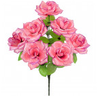 Штучні квіти букет чайних троянд 8-ка, 46см 997 зображення 1