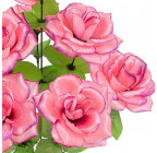Искусственные цветы букет чайных роз 8-ка, 46см  997 изображение 2