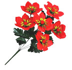 Штучні квіти букет дзвіночок Ягідка, 52см 1072 зображення 1