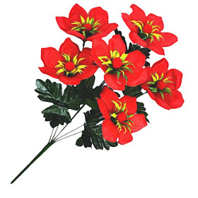 Искусственные цветы букет колокольчик Ягодка, 52см  1072 изображение 2419