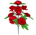 Штучні квіти букет гвоздик з підставкою, 50см 953 зображення 1