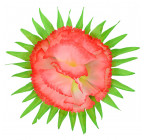 Искусственные цветы букет гвоздик на атласной подложке, 56см  693 изображение 6