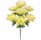 Искусственные цветы букет атласных лотосов, 60см  694 изображение 1