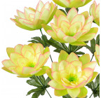 Штучні квіти букет атласних лотосів, 60см 694 зображення 2