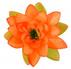 Искусственные цветы букет атласных лотосов, 60см  694 изображение 4