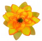 Искусственные цветы букет атласных лотосов, 60см  694 изображение 5