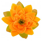 Искусственные цветы букет атласных лотосов, 60см  694 изображение 8