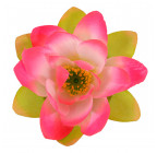 Искусственные цветы букет атласных лотосов, 60см  694 изображение 10