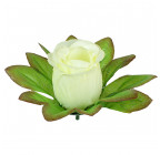 Искусственные цветы букет бутоны роз высокие в зеленой листве, 74см  7063 изображение 11