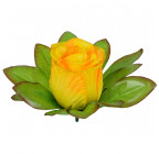 Искусственные цветы букет бутоны роз высокие в зеленой листве, 74см  7063 изображение 8