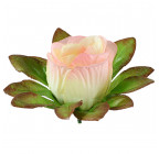 Искусственные цветы букет бутоны роз высокие в зеленой листве, 74см  7063 изображение 9