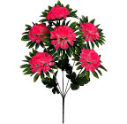Искусственные цветы букет калинка с атласной юбкой, 50см  7131 изображение 1