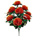 Искусственные цветы букет гвоздики Великолепный век, 45см  7142 изображение 1